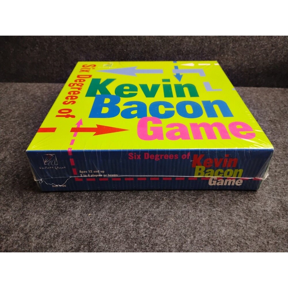 Vintage 1997 Six Degrees Of Kevin Bacon Board Game Brand New Sealed in Box